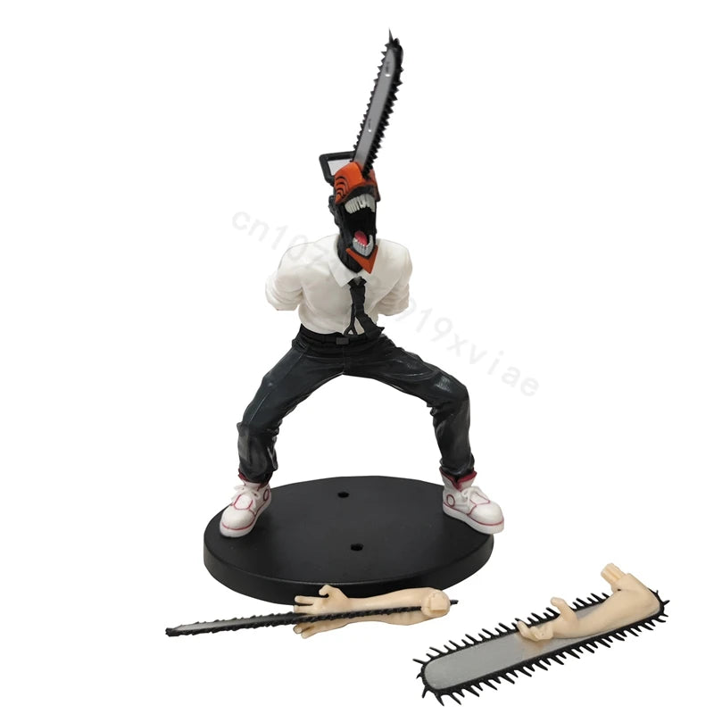 18cm Chainsaw Man Anime Figure Power Denji Action Figure PVC Chainsaw Man Power Figurine PVC Adult Collection Model Doll Toys