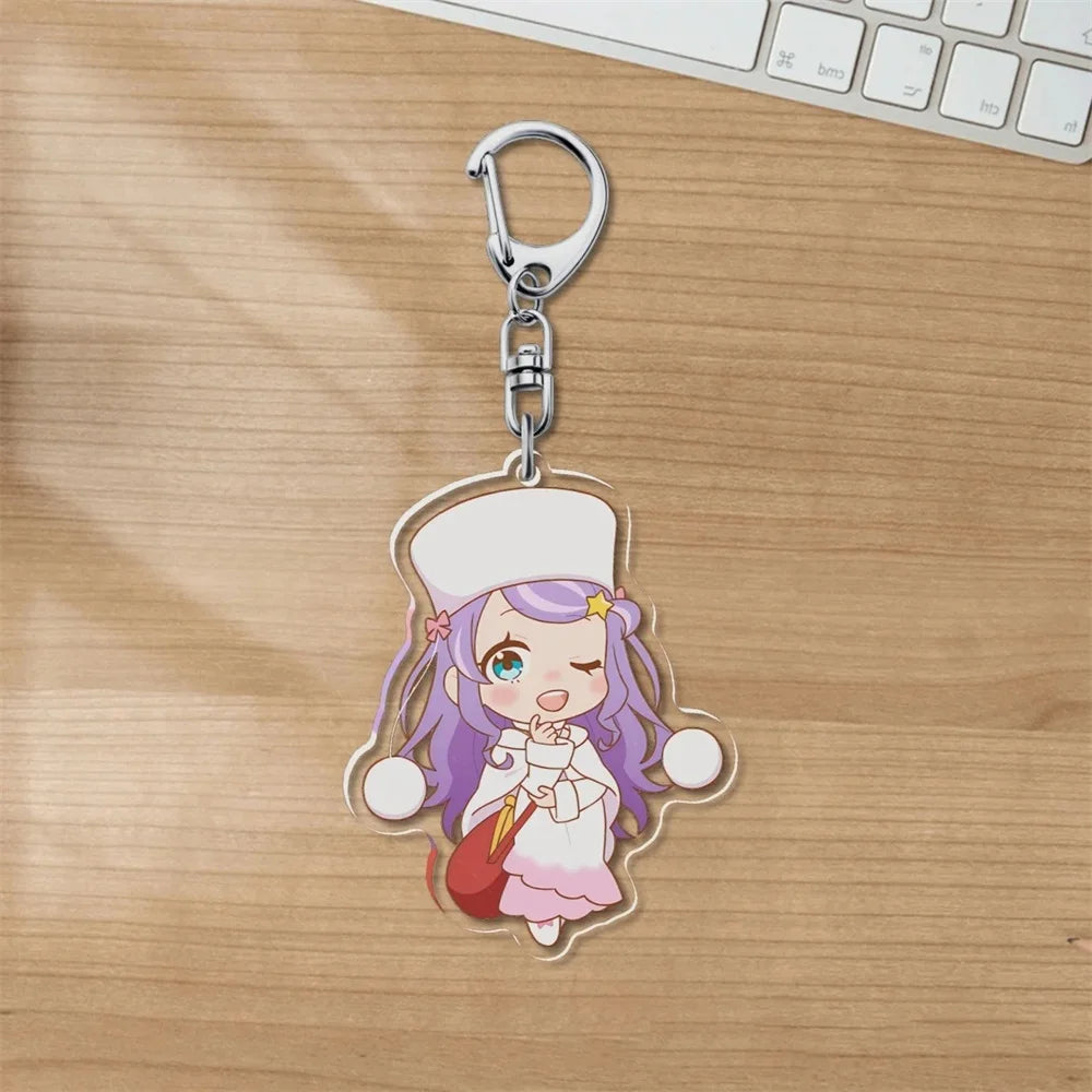 Charm Anime Re:ZERO -Starting Life in Another World Acrylic 6CM Keychain Model Cosplay Characters Ornament Accessories Good Gift