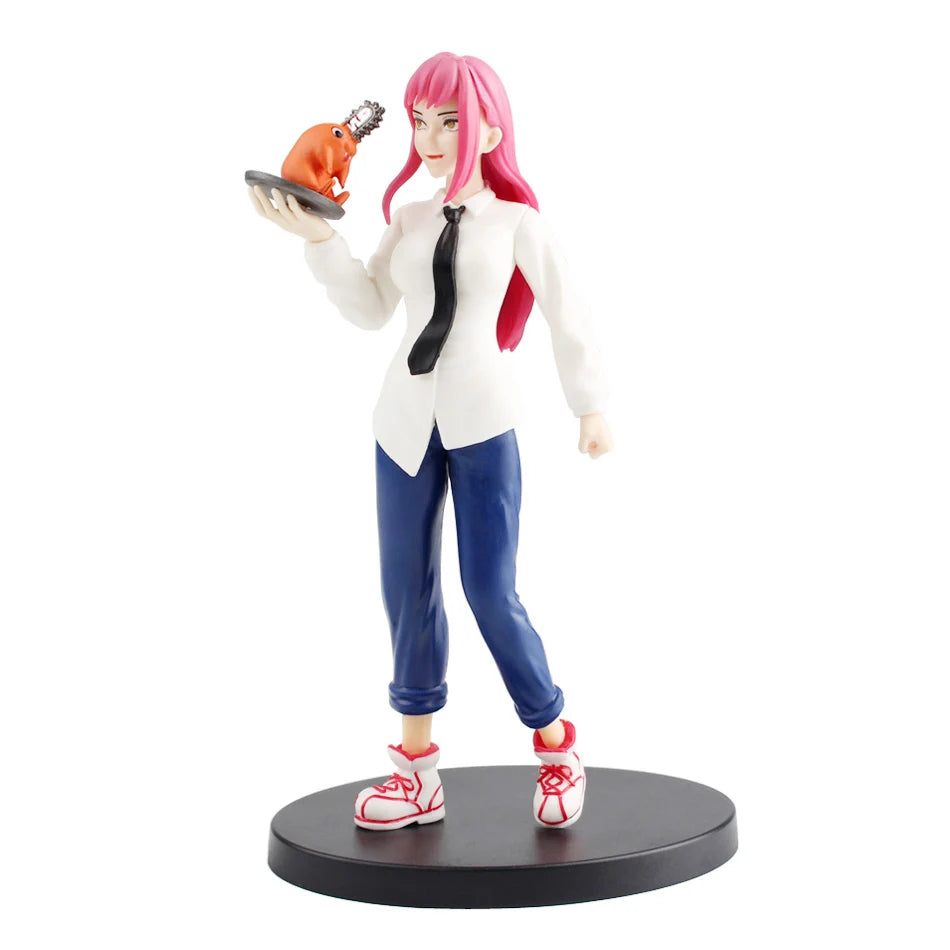 18cm Chainsaw Man Anime Figure Power Denji Action Figure PVC Chainsaw Man Power Figurine PVC Adult Collection Model Doll Toys