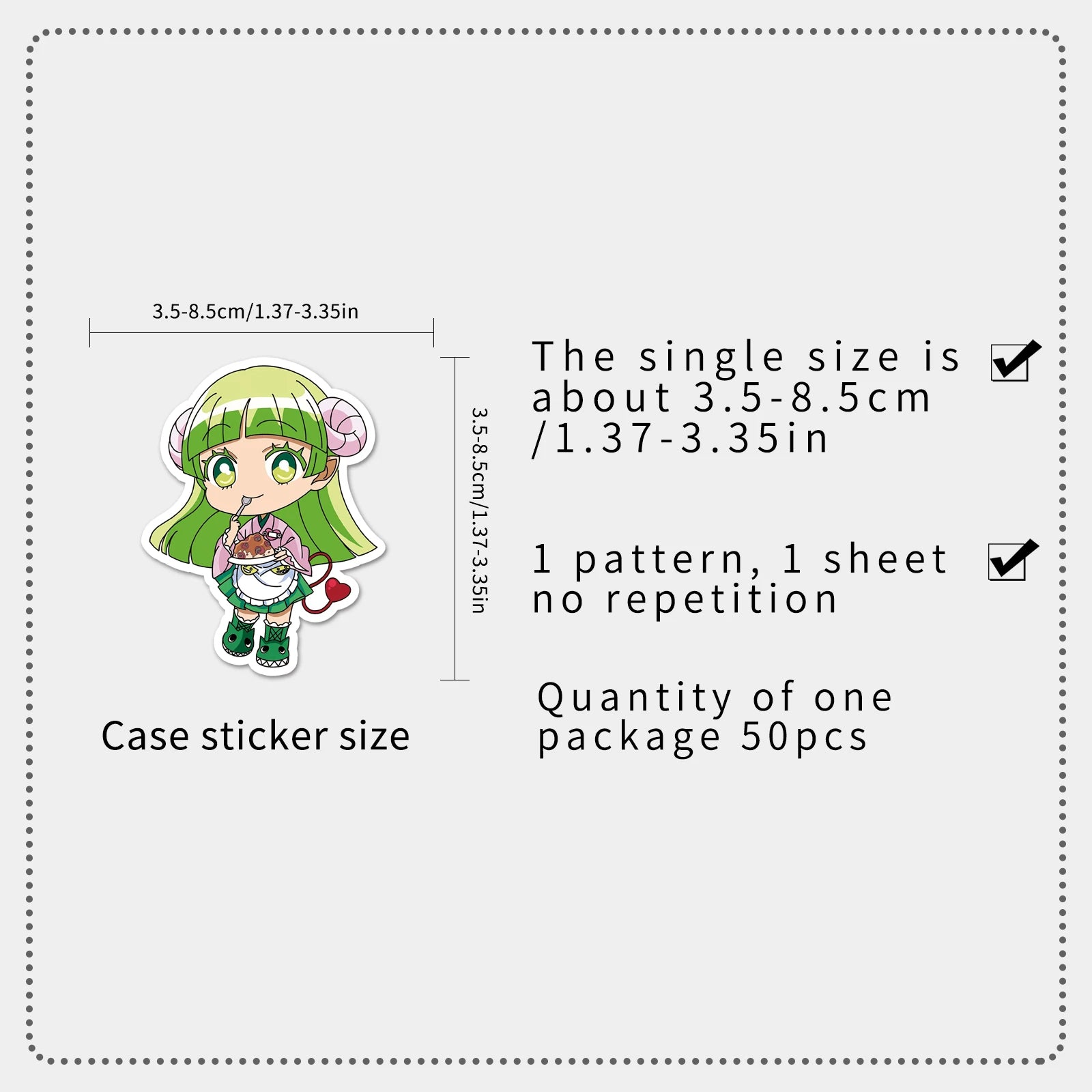 50pc Welcome to Demon School! Iruma-kun Cartoon Cute Graffiti Stickers Suitcase Laptop Skateboard Personalized Stickers