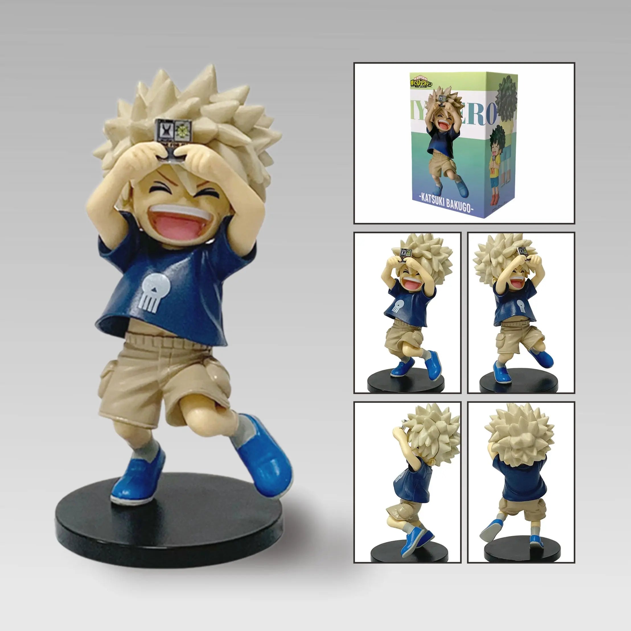 New Arrival | In Stock Gift | My Hero Academia Childhood Izuku Midoriya / Childhood Katsuki Bakugo Figure Model Decoration Doll