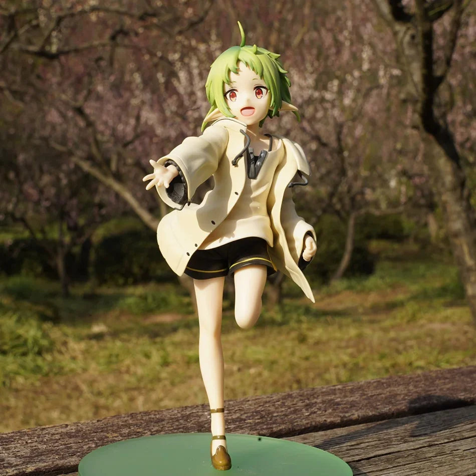 Mushoku Tensei Sylphiette Elf Figure Casual Outfit PVC Statue Desktop Ornament Gift for Mushoku Tensei Lovers