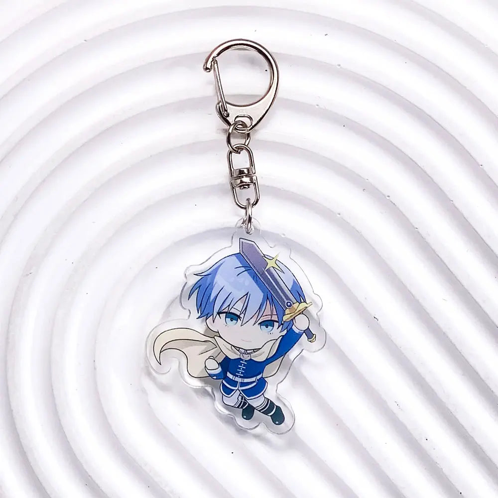 5Pcs Anime Frieren: Beyond Journey's End Acrylic Keychain Bag Charms Accessories Backpack Key Holder Keyring Fans Friends Gifts