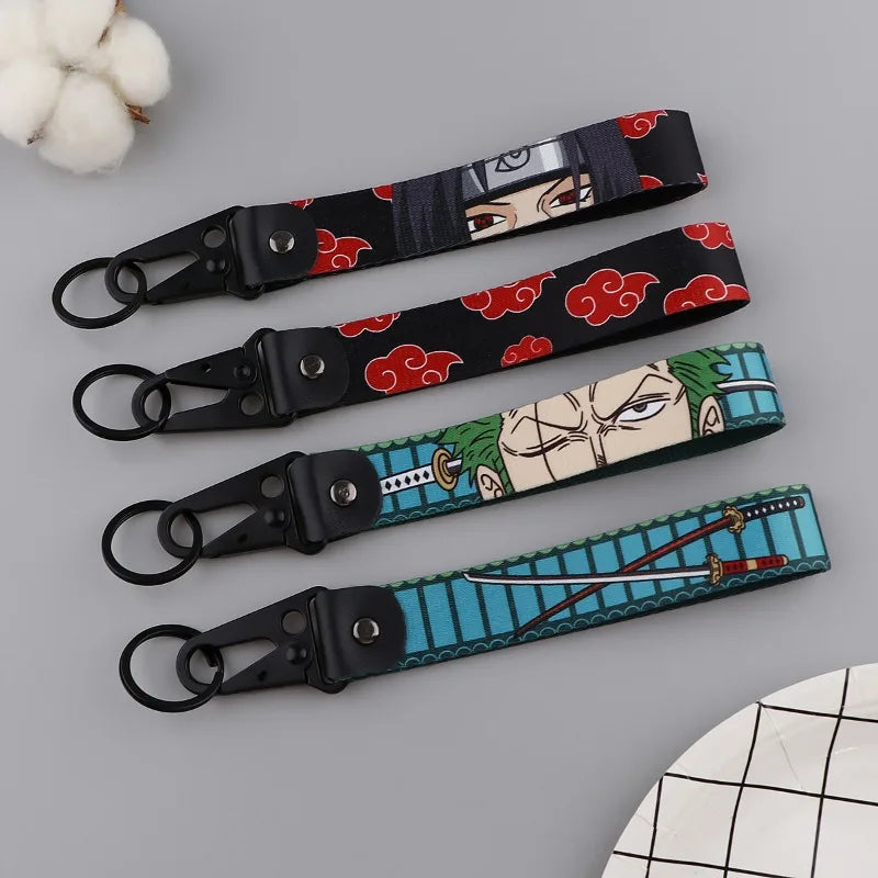 Anime Naruto alloy keychain pendant cartoon eagle beak bag car keychain chain rope trendy hanging decoration toy Christmas gift