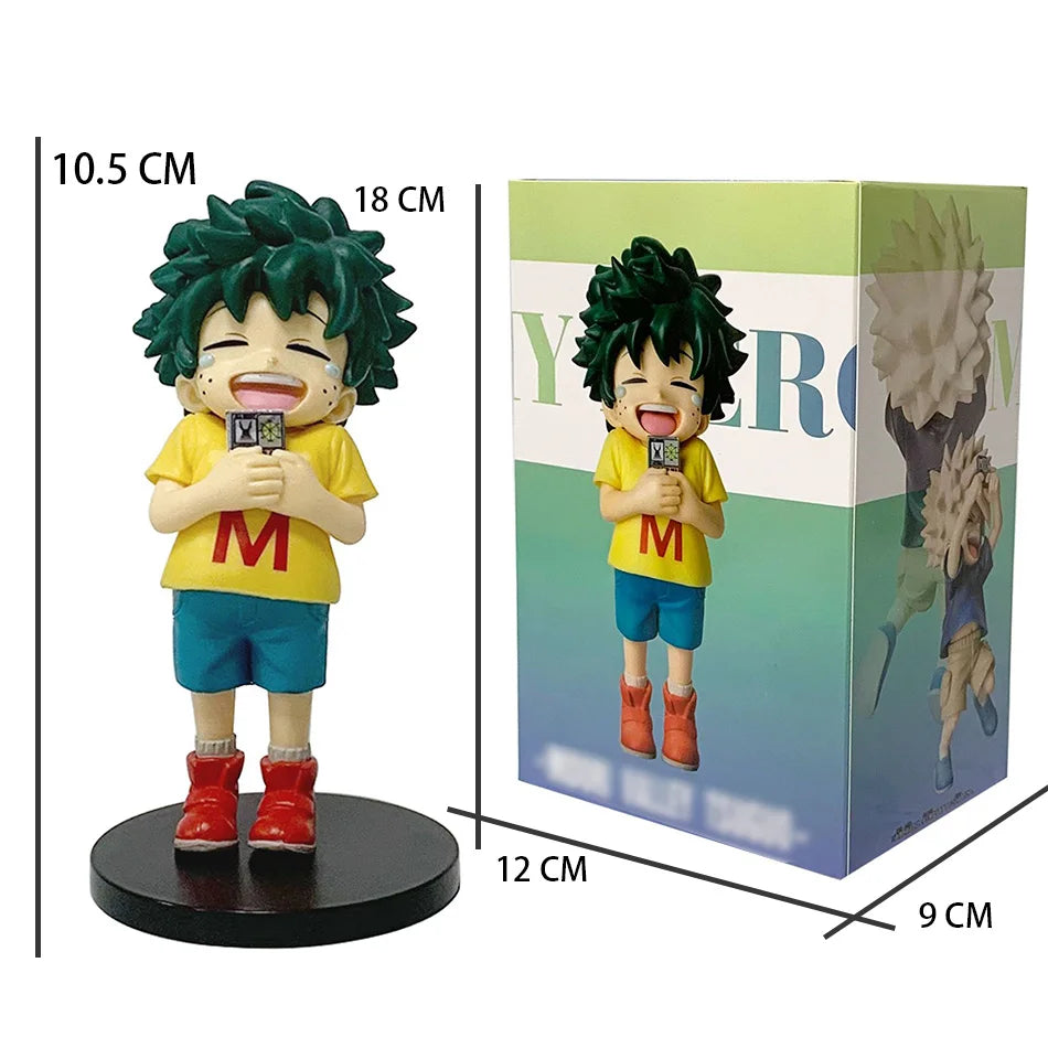 PVC |  (MHA): Tomura Shigaraki / Izuku Midoriya / Katsuki Bakugo  My Hero Academia Cute Chibi PVC Figurine | Collectible Toy