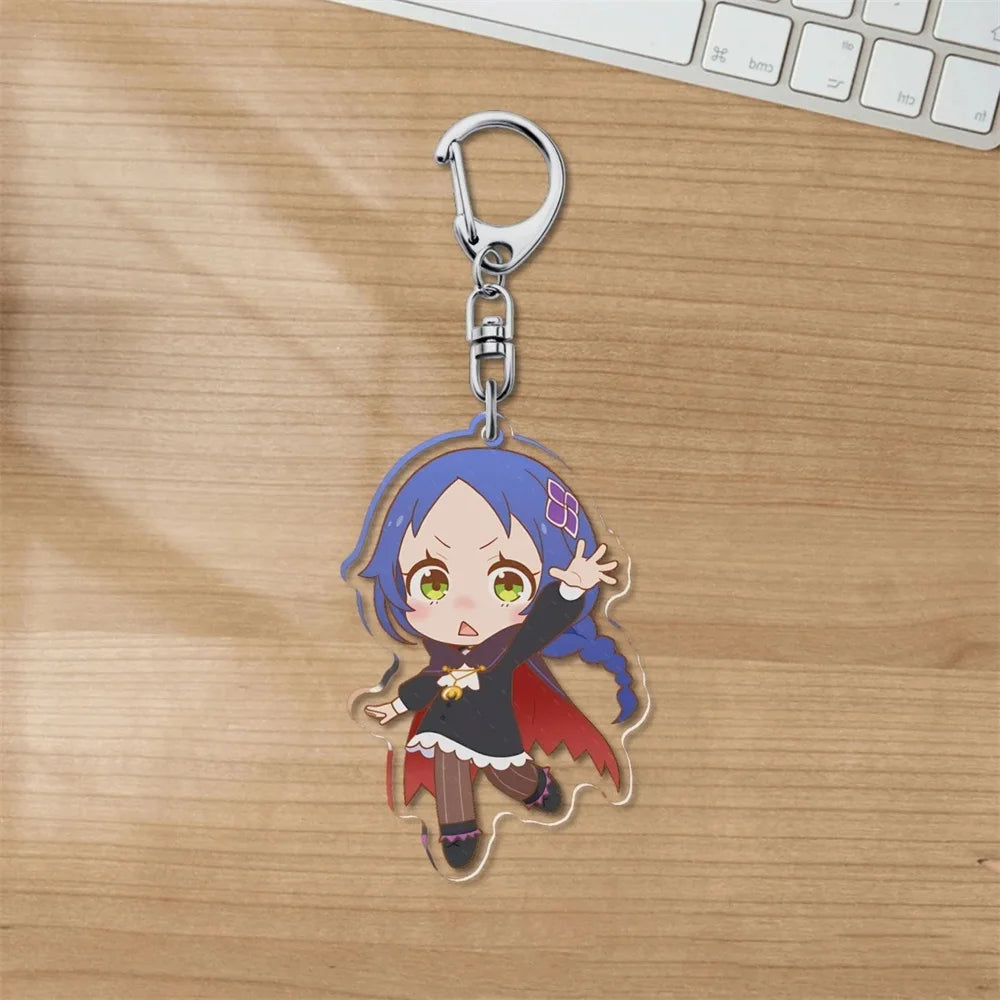 Charm Anime Re:ZERO -Starting Life in Another World Acrylic 6CM Keychain Model Cosplay Characters Ornament Accessories Good Gift