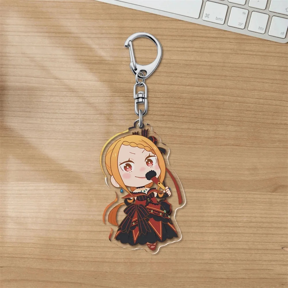 Charm Anime Re:ZERO -Starting Life in Another World Acrylic 6CM Keychain Model Cosplay Characters Ornament Accessories Good Gift