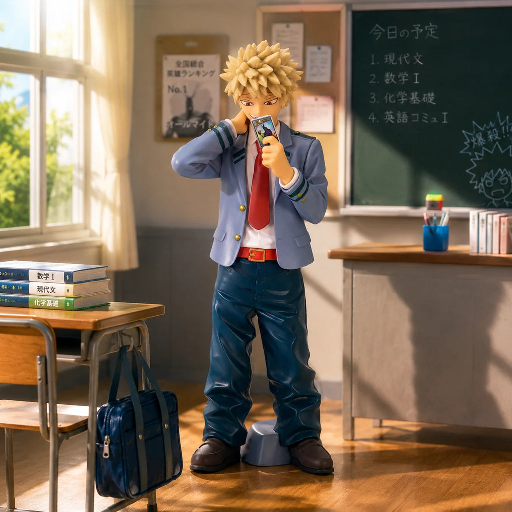Katsuki Bakugo, My Hero, Anime Figure, Anime Merchandise, Anime Merch Gift for Friends Birthday, Anime Character Statue Ornament, Desktop Ornament, Pc Desktop Ornament, Collectible Figurine, Holiday Gift, Small Gift