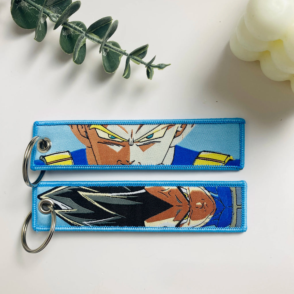 Dragon Ball Embroidery Cool Keychain Lanyard Anime Manga Series Badge Holder USB Pendant Portable Key Lanyard Accessories