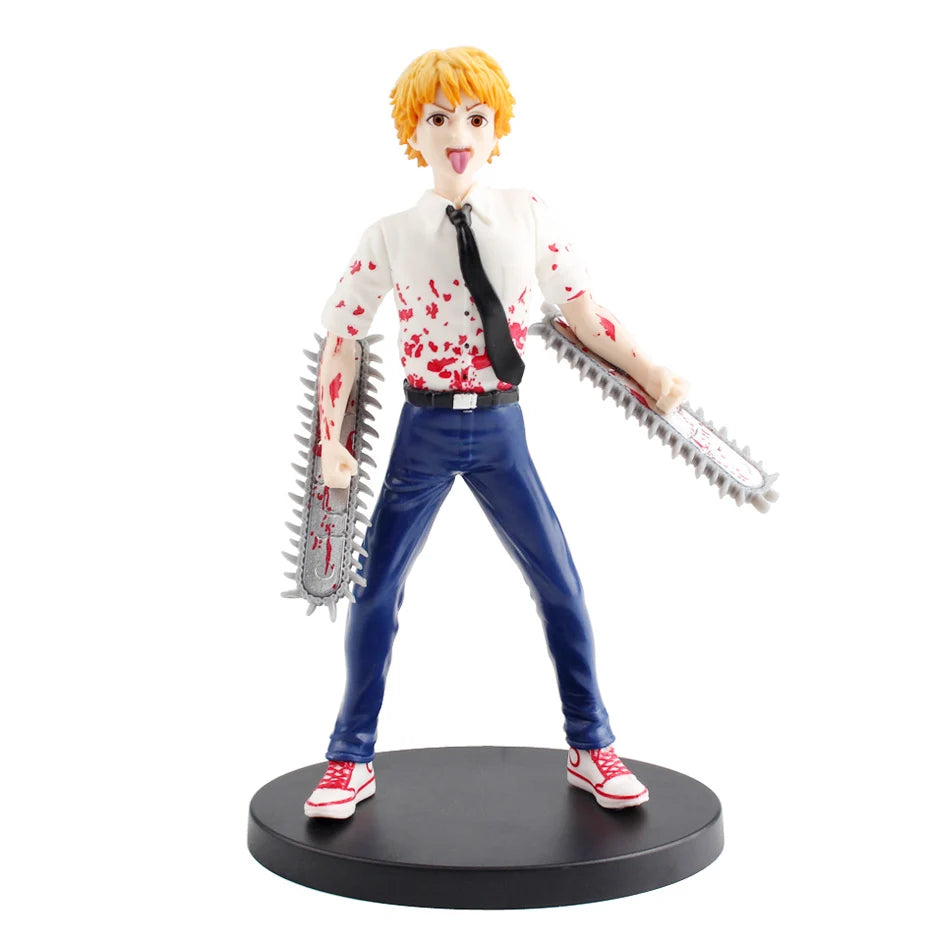 18cm Chainsaw Man Anime Figure Power Denji Action Figure PVC Chainsaw Man Power Figurine PVC Adult Collection Model Doll Toys