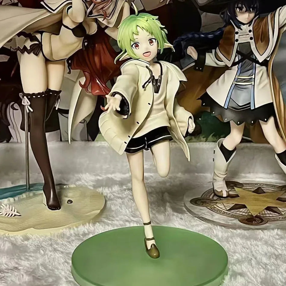 Mushoku Tensei Sylphiette Elf Figure Casual Outfit PVC Statue Desktop Ornament Gift for Mushoku Tensei Lovers