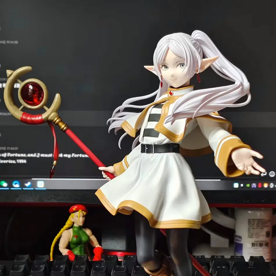 Hot 23cm Frieren: Beyond Journey's End Anime Figure Limit Frieren Action Figure Luminasta Frieren Figurine Collection Model Toy