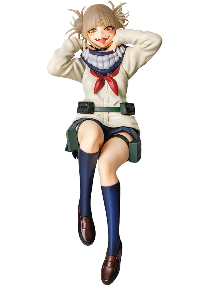 Anime MHA Figure Toga Himiko Action Figures Standing Toga Himiko Figurine PVC Beauty Models Look Up Figure Toga Himiko Toys 16CM