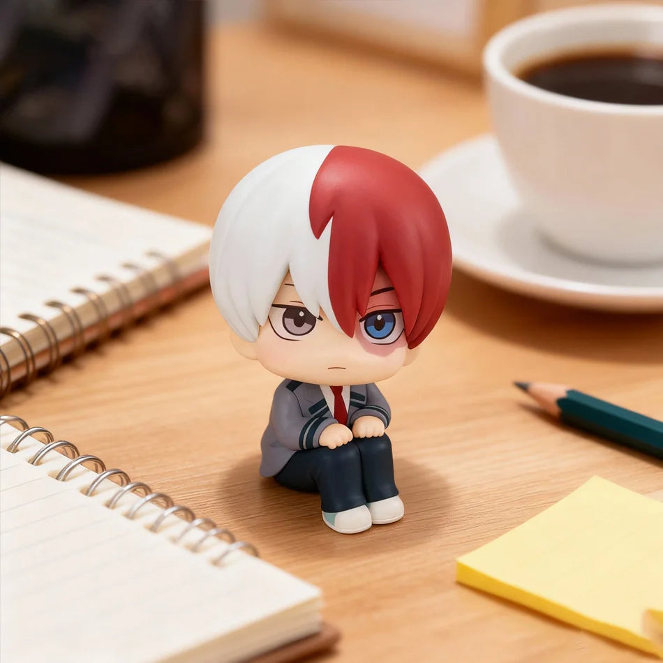 New My Hero Academia (MHA): Tomura Shigaraki / Izuku Midoriya / Katsuki Bakugo Cute Chibi PVC Figurine | Collectible Toy Model