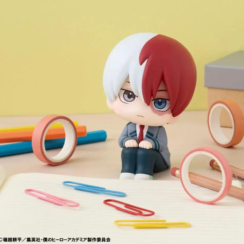 Hot My Hero Academia Bakugou Katsuki Midoriya Izuku Todoroki Shouto Toga Himiko Anime Figure PVC Collectible Model Toys Kid Gift