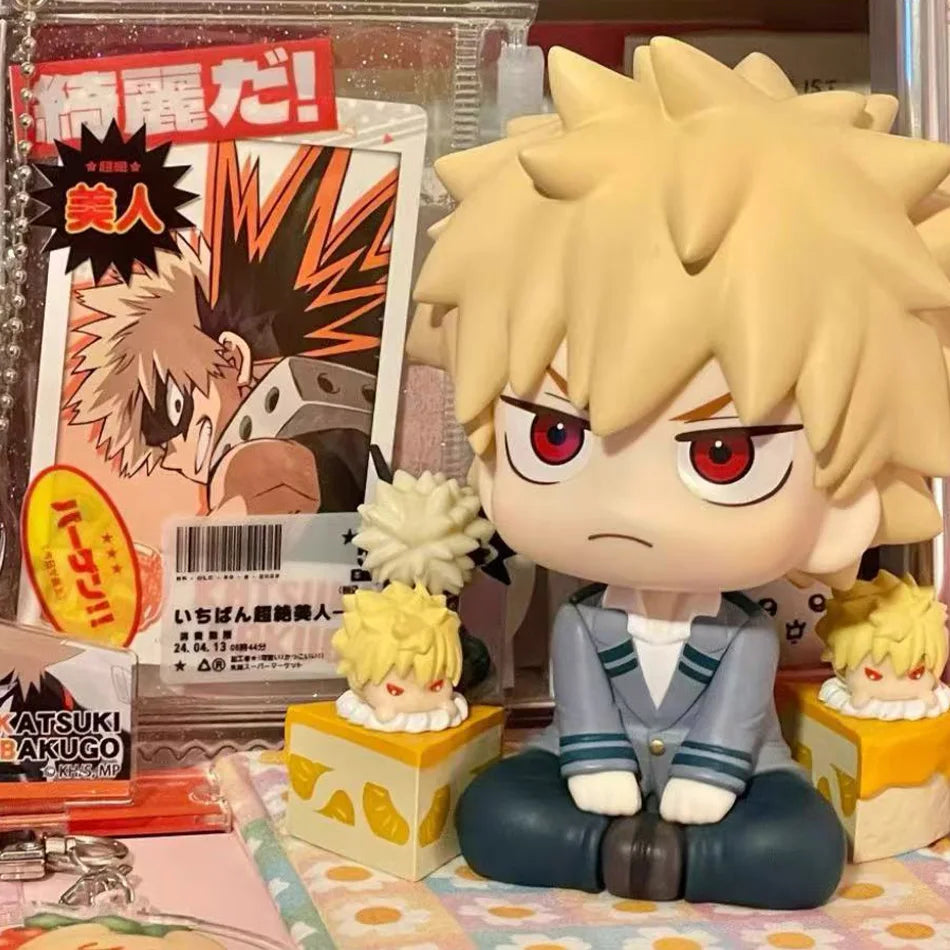 In Stock Hero Academia Anime Figure Bakugo Katsuki Action Figure Midoriya Izuku/Todoroki Shoto Figurine PVC Collection Toys