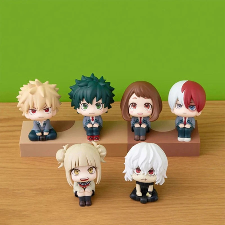 18cm Boku no Hero Academia Anime Figure Bakugo Katsuki Action Figure Midoriya Izuku/Todoroki Shoto Figurine PVC Collection Toys