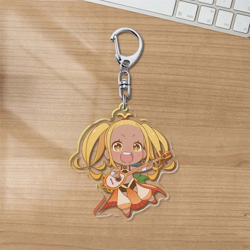 Charm Anime Re:ZERO -Starting Life in Another World Acrylic 6CM Keychain Model Cosplay Characters Ornament Accessories Good Gift