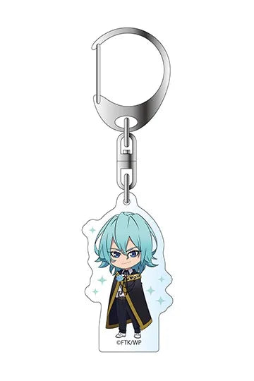 Q Version Anime Tsue to Tsurugi no Wistoria Wand and Sword Cosplay Acrylic Kawaii Keychain Bag Pendant Fans Gift