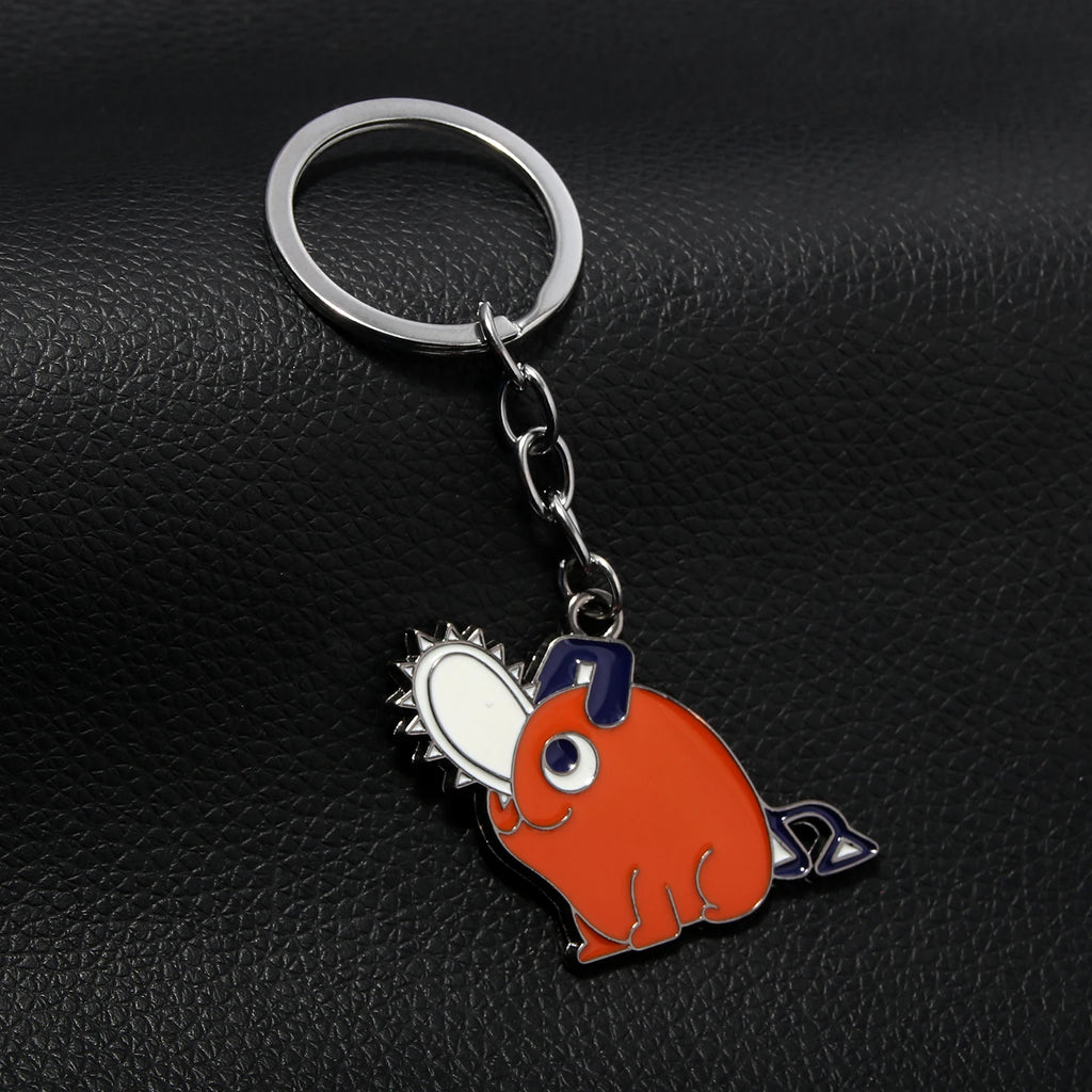 Anime Power Saw Man Keychain Cute Pochita Cosplay Figure Ornaments Pendant Phone Chain Charms Jewelry Accessories Gift