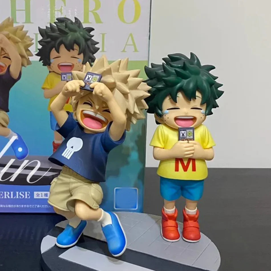 In Stock New Anime My Hero Academia Midoriya Izuku Bakugou Katsuki Childhood Series Anime Figure Toys for Kids Christmas Gift