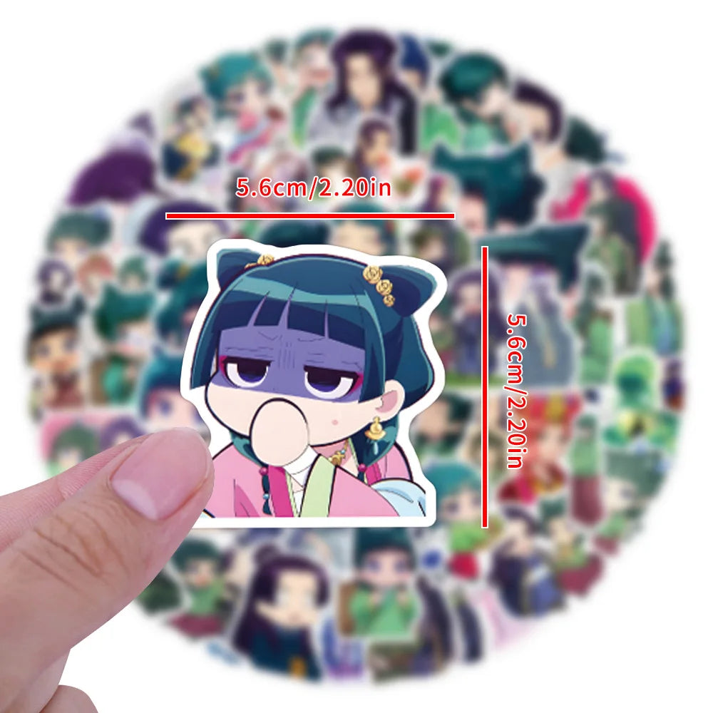 120Pcs the Apothecary Diaries Anime Graffiti Stickers Aesthetic Set for Fridge Laptop Phone Kids Creative Stationery Toy