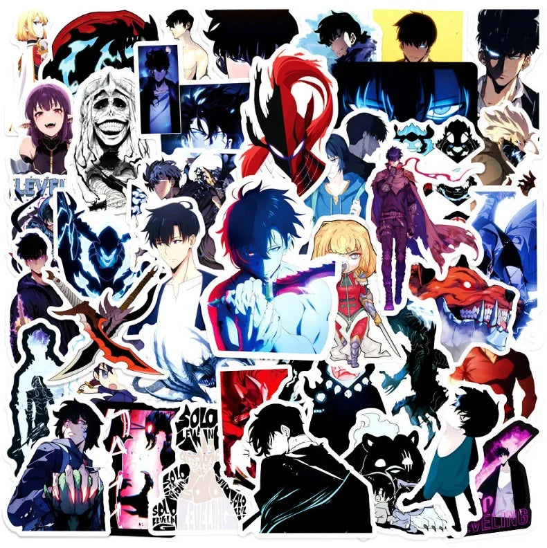 50Pcs Anime Stickers Animation Graffiti Sticker Laptop Phone Guitar Car Bike Skateboard  Stickers