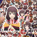 10/30/50pcs KONOSUBA An Explosion On This Wonderful World Stickers Waterproof DIY Water Bottle Laptop Phone Cute Cartoon Decals