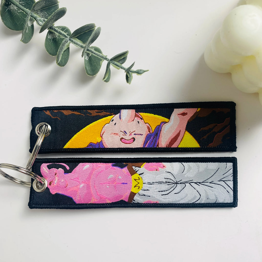 Dragon Ball Embroidery Cool Keychain Lanyard Anime Manga Series Badge Holder USB Pendant Portable Key Lanyard Accessories