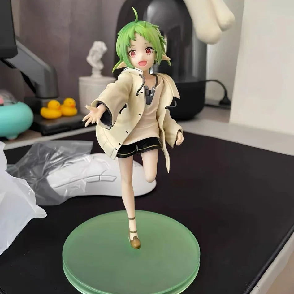 Mushoku Tensei Sylphiette Elf Figure Casual Outfit PVC Statue Desktop Ornament Gift for Mushoku Tensei Lovers