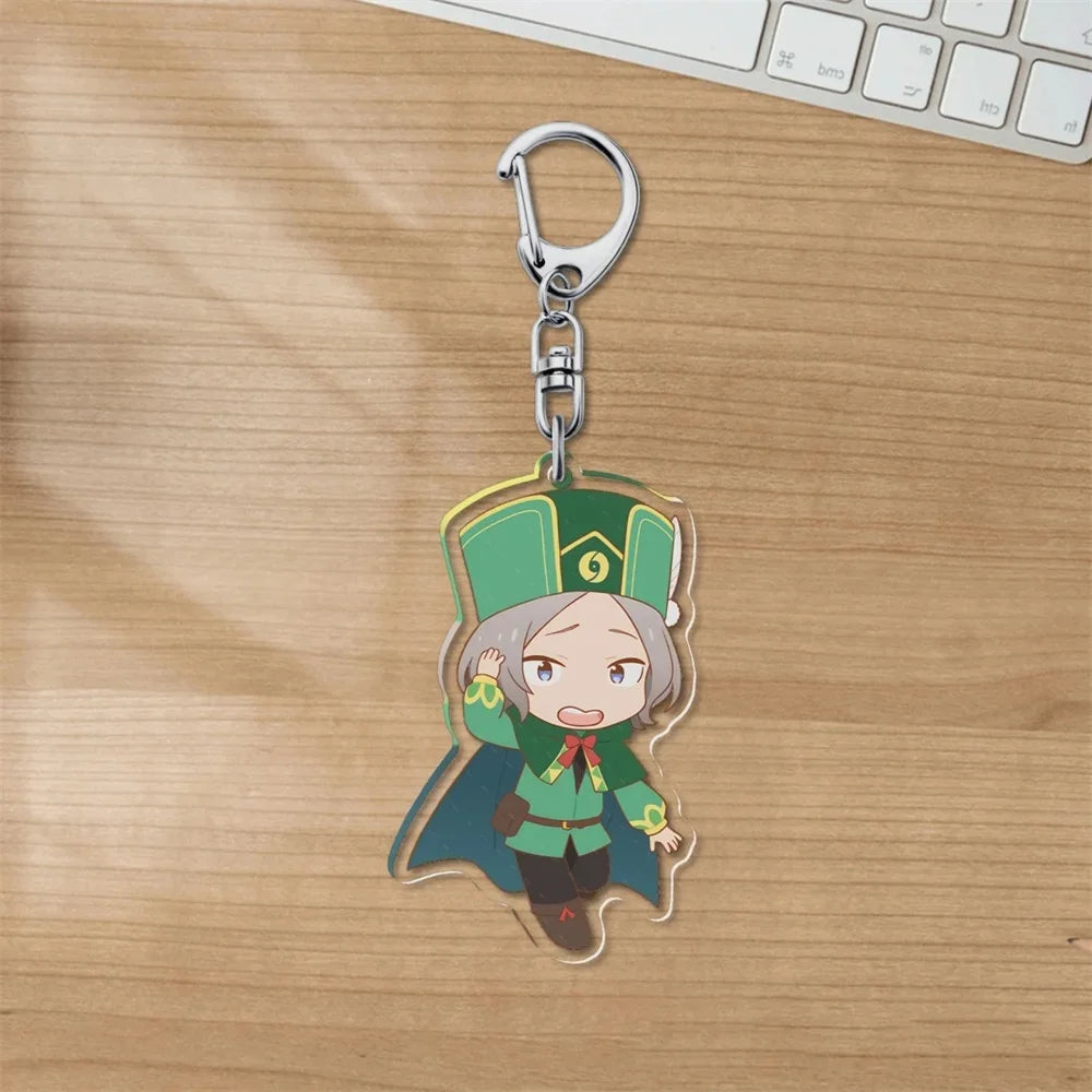 Charm Anime Re:ZERO -Starting Life in Another World Acrylic 6CM Keychain Model Cosplay Characters Ornament Accessories Good Gift