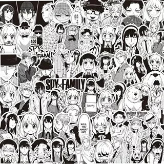 82PCS Spy X Family Stickers Graffiti Stickers DIY Diary Phone Case Handmade Scrapbook Aesthetic Stickers