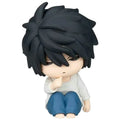 4pcs/Set Death Note Sleeping Figures L Lawliet Light Yagami Misa Amane Ryuk Cute Mini Figures Capsule Toy Car Decor Anime Gifts