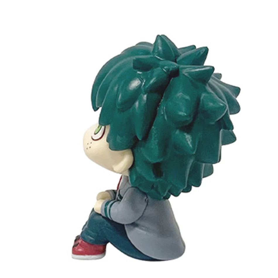 Q-version Anime Figure  Pvc Bakugou Katsuki Midoriya Izuku Todoroki Shoto Action Figures Anime Gift Collection Series Model Toy