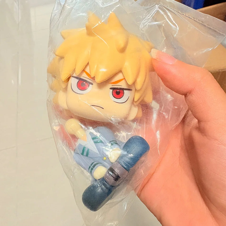 New My Hero Academia (MHA): Tomura Shigaraki / Izuku Midoriya / Katsuki Bakugo Cute Chibi PVC Figurine | Collectible Toy Model