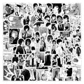 10/30/50/100pcs Black White Chainsaw Man Anime Stickers DIY Skateboard Luggage Helmet Phone Cool Cartoon Graffiti Decals Kid Toy
