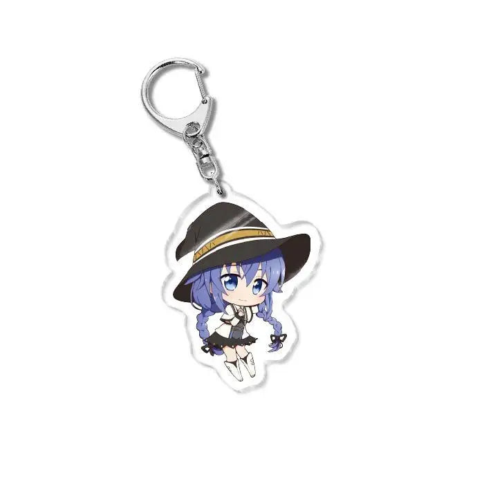 Mushoku Tensei Jobless Reincarnation Acrylic Keychain Lovely Bag Charm Pendant Gift Fun Key Chain Creative Friend Kingring Cute