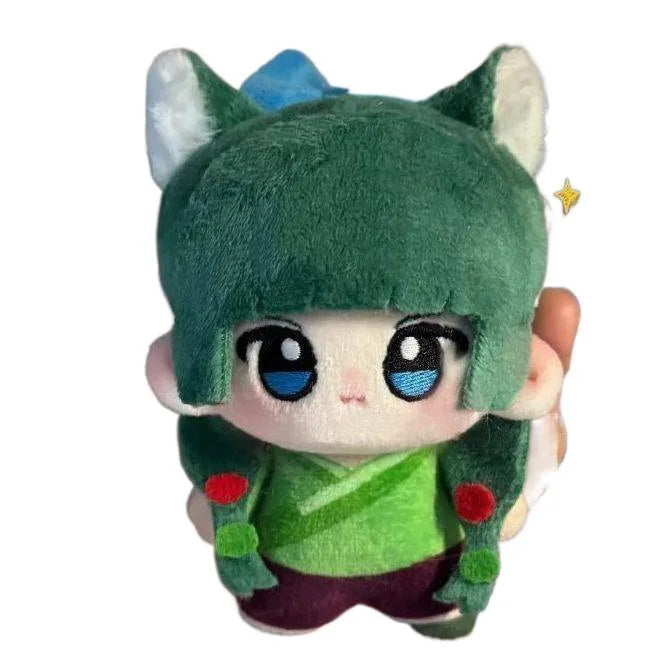 10cm Amine Maomao Jinshi Renshi Soft PP Cotton Filled Keychains Cartoon Cute Bag Pendant Accessories Fans Birthday Gifts