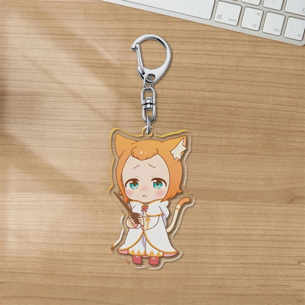 Charm Anime Re:ZERO -Starting Life in Another World Acrylic 6CM Keychain Model Cosplay Characters Ornament Accessories Good Gift