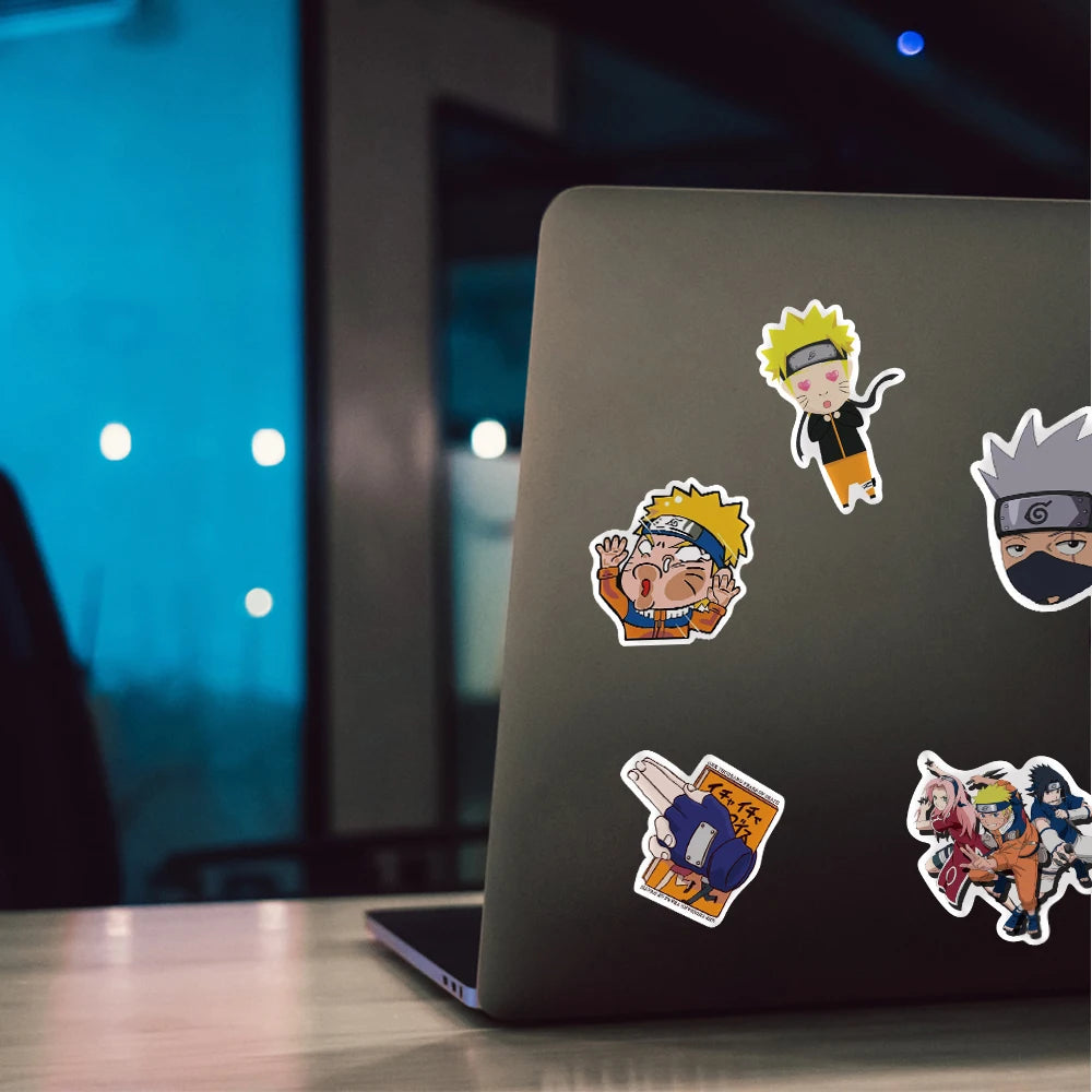 50pcs Anime Stickers Cartoon Uzumaki Laptop Phone Guitar Skateboard Book Decoration Graffiti Sticker Pack Decal Gift Toy