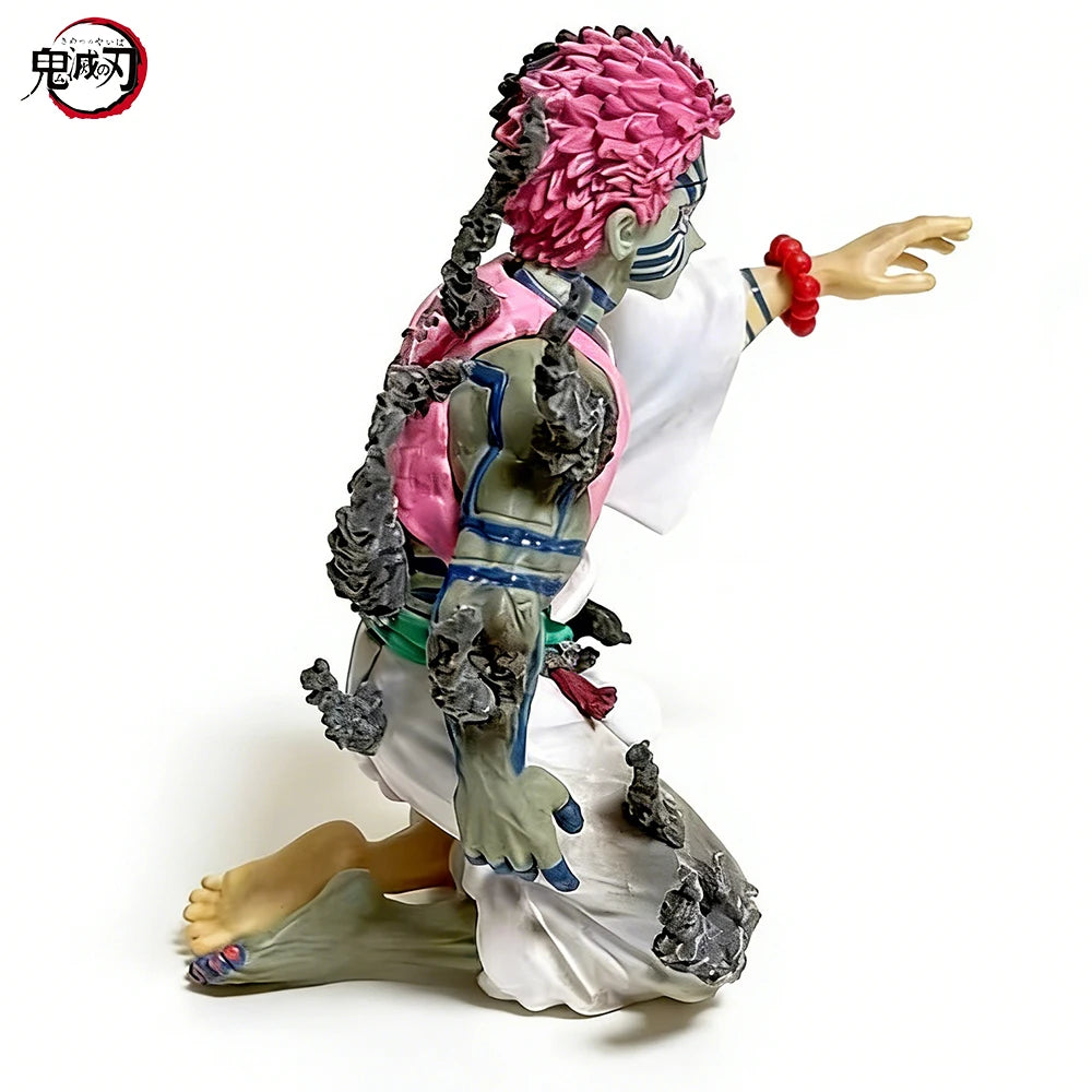 14cm Anime Demon Slayer Akaza Hakuji  Figure Model Doll Action Figurine Pvc Decoration Peripheral Desktop Ornament Toy