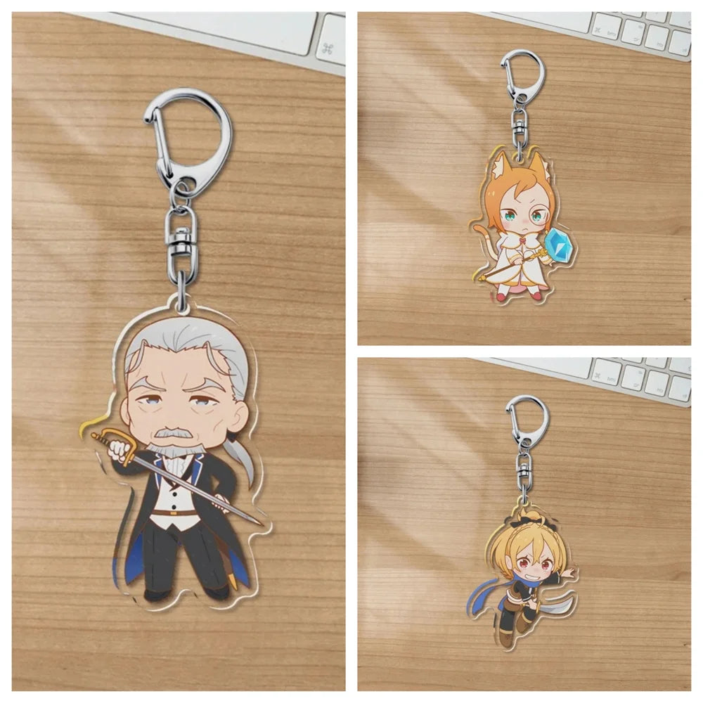 Charm Anime Re:ZERO -Starting Life in Another World Acrylic 6CM Keychain Model Cosplay Characters Ornament Accessories Good Gift