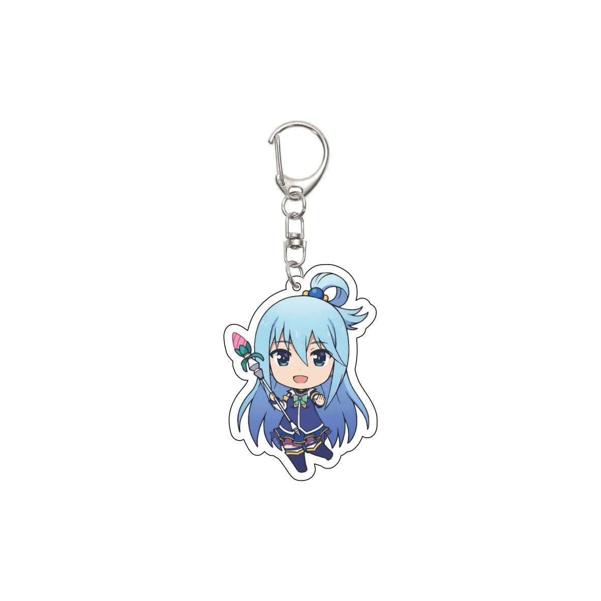Gifts/55MM Anime KonoSuba God's Blessing on This Wonderful World Keychain Satou Kazuma/Aqua/Megumin  Key Chain Christmas Gifts