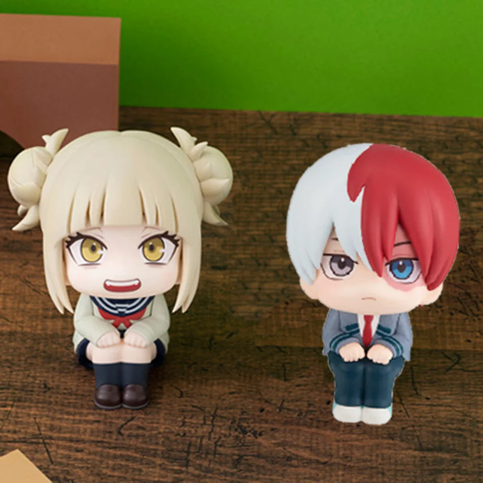 PVC | (MHA):Izuku Midoriya/Katsuki Bakugo/Todoroki Shoto/Toga Himiko My Hero Academia Cute Chibi PVC Figurine | Collectible Toy