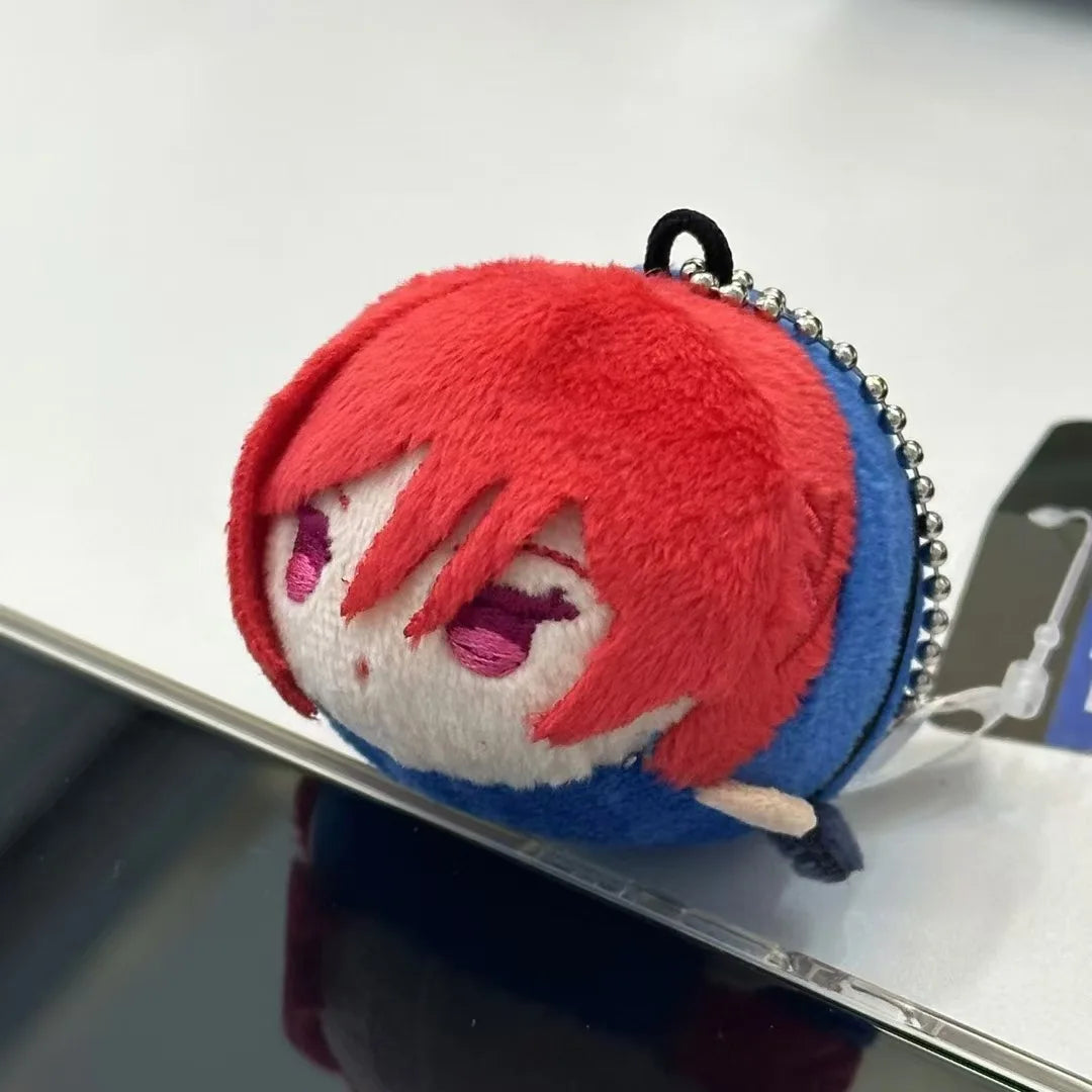 Mini Anime Plush Keychain Michel Caesar Mikage Reo Nagi Seishiro Chigiri Hyoma Bachira Meguru Cute Starfish body Doll Gifts