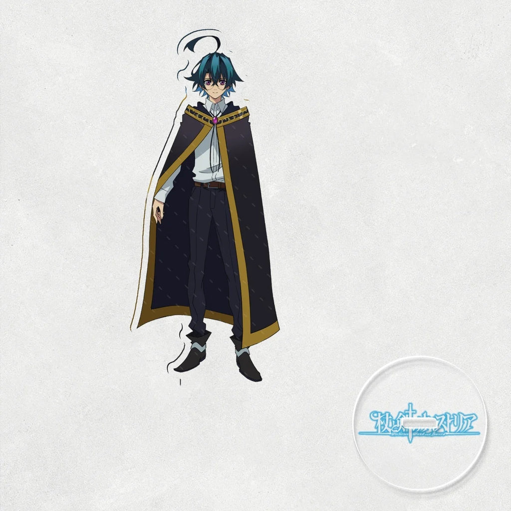 Anime Tsue to Tsurugi no Wistoria Wand and Sword  Acrylic Stand Figure Display 10CM Model Plate Desk Display Ornament as gifts