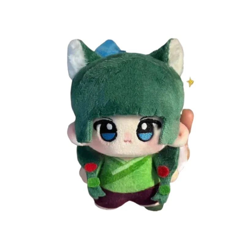 10cm Amine Maomao Jinshi Renshi Soft PP Cotton Filled Keychains Cartoon Cute Bag Pendant Accessories Fans Birthday Gifts