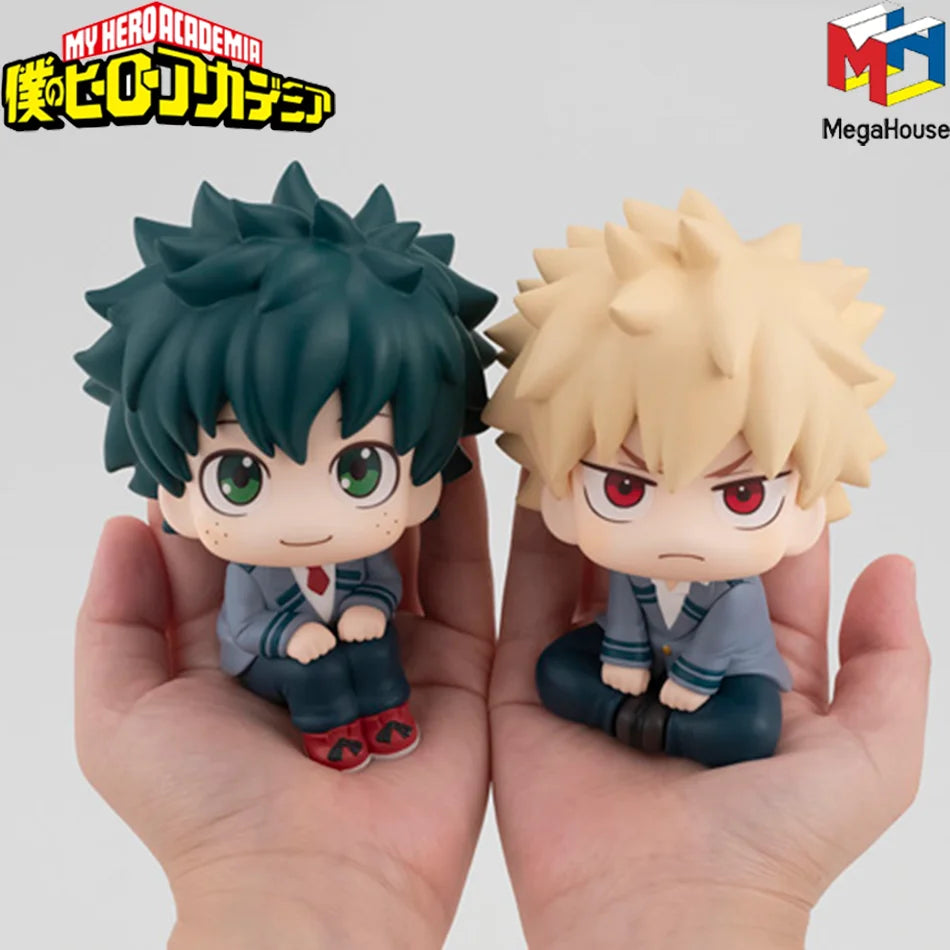 PVC | (MHA):Izuku Midoriya/Katsuki Bakugo/Todoroki Shoto/Toga Himiko My Hero Academia Cute Chibi PVC Figurine | Collectible Toy