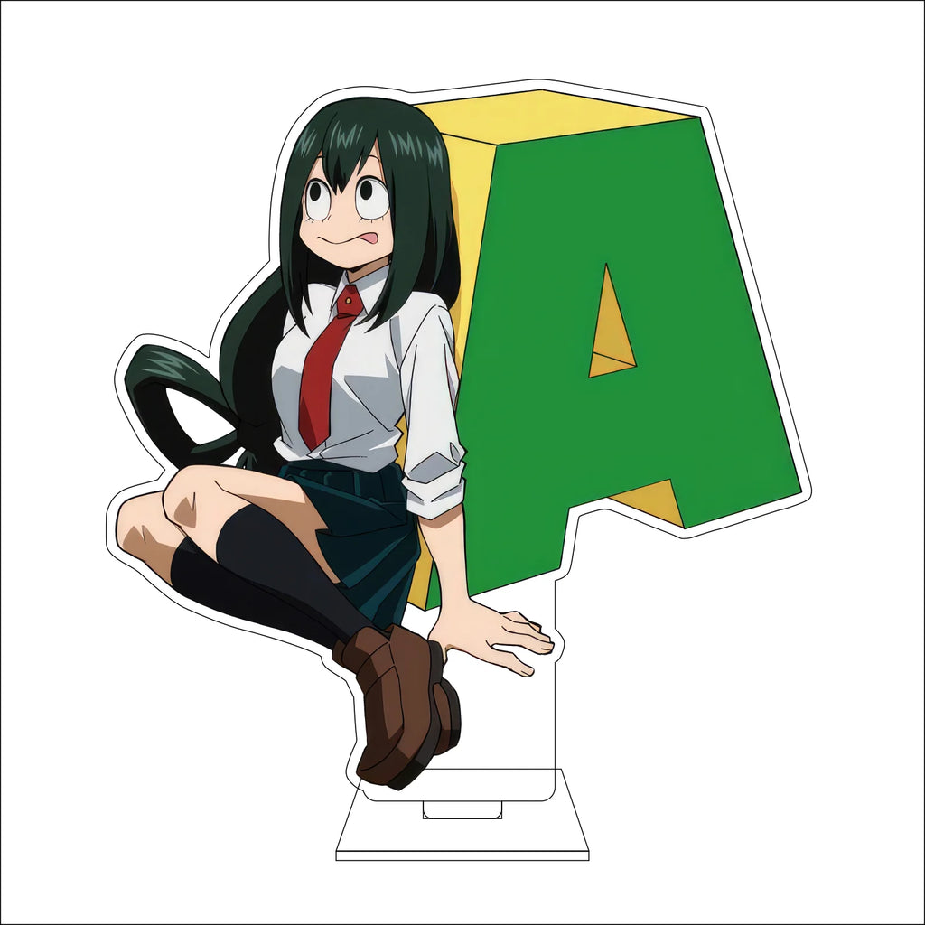 16CM Anime My Hero Academia‌ Cosplay Acrylic Figure Stand OCHACO URARAKA Todoroki Shoto Midoriya Izuku Ornaments Gift