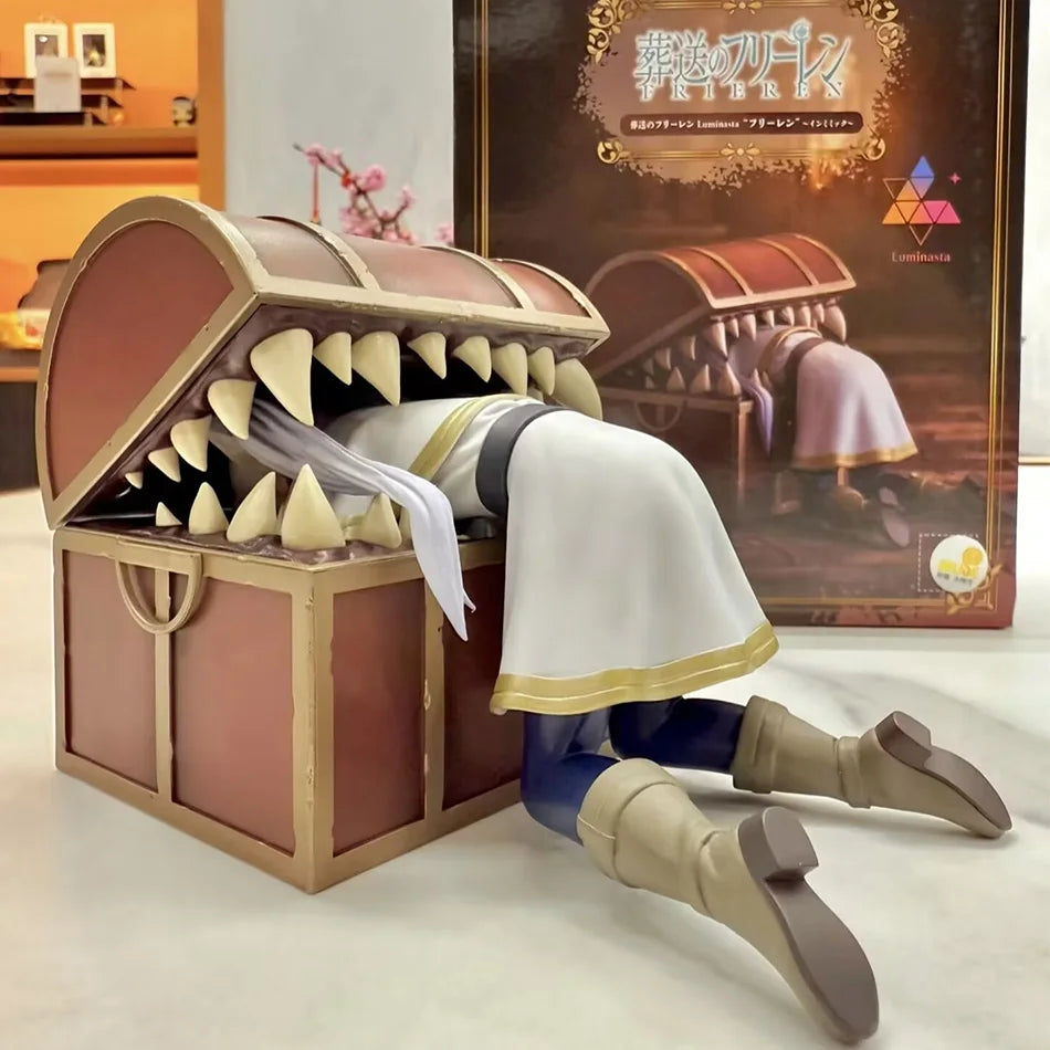 Anime Figure Luminasta Frieren: Beyond Journey's End Treasure Hunt Frieren Cartoon Kawaii Model Collection Doll Toy For Kids
